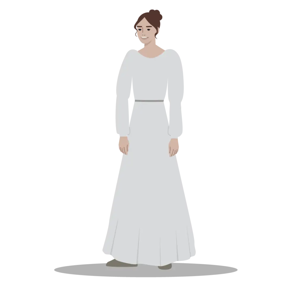 Illustration of Marian Mason