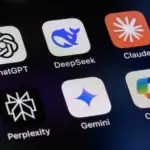 A screen with a range of AI apps displayed