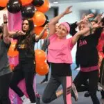 Participants dancing during a BBX Fitness class.