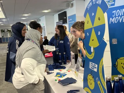 Delegates connect with exhibitors